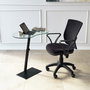 Hanah Home Fagioli - Mesa de centro negra con cristal templado